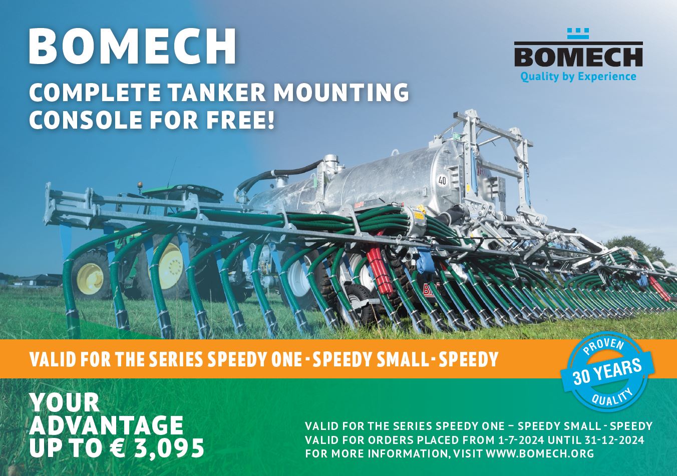 Tanker mounting console for free extended